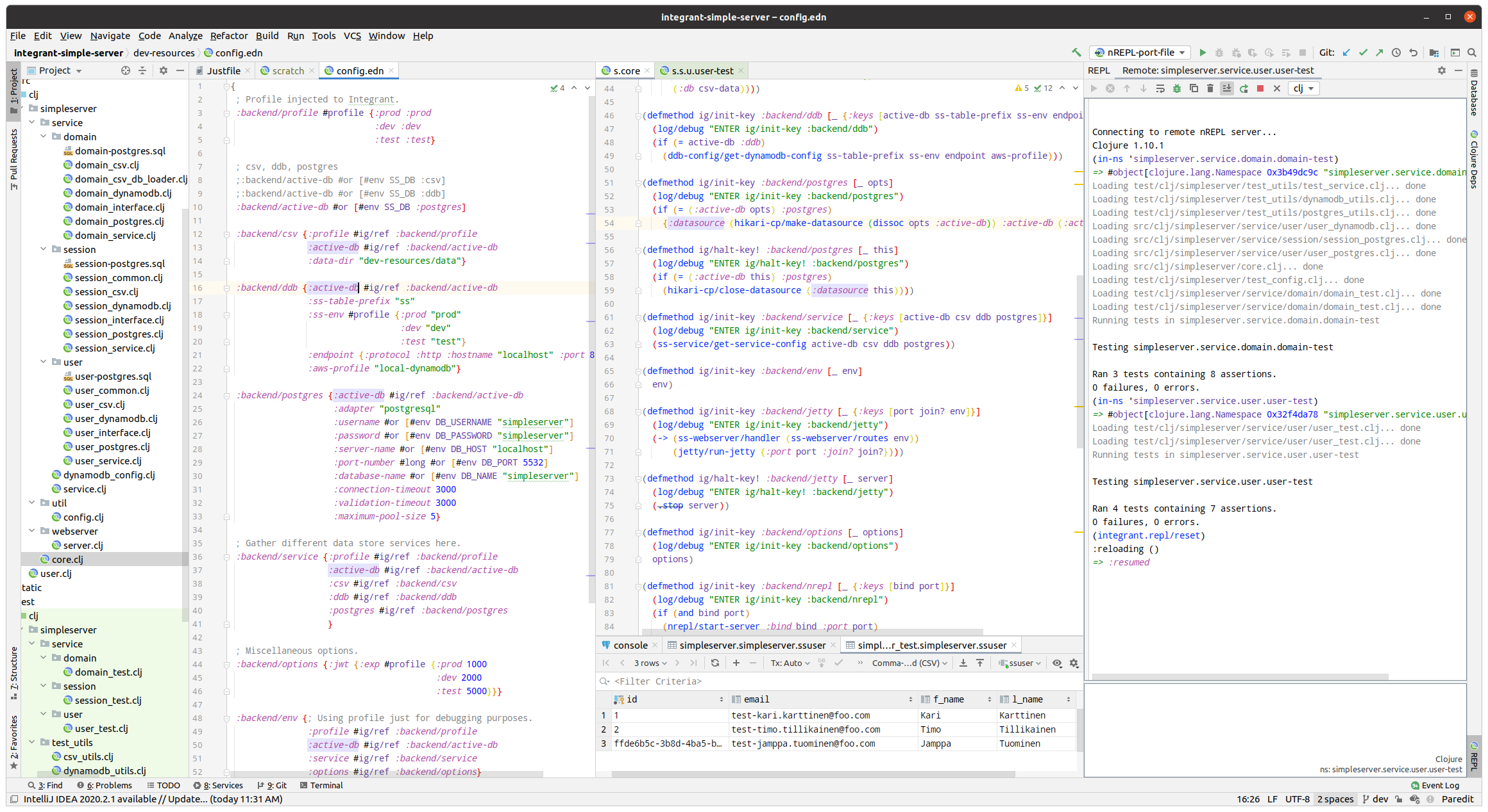 Clojure Integrant Exercise